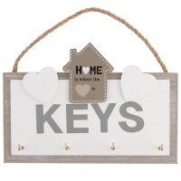 ключница ВОЛШЕБНАЯ СТРАНА KEYS 205х25х137мм МДФ/металл 