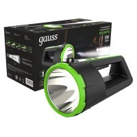 фонарь прожекторный GAUSS LED 5Вт 280Лм диммируемый Li-ion 5000mAh черный 