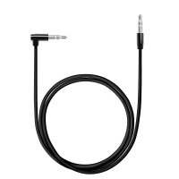 Кабель Deppa mini-jack 3.5 mm / mini-jack 3.5 mm, 1,2м, черный aUX Slim 3.5 мм