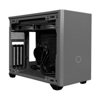 Корпус mini-ITX Cooler Master черный/серый, без БП, боковая панель из закаленного стека, NR200P MAX