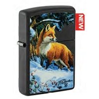 Зажигалка ZIPPO Linda Picken с покрытием Black Matte, латунь/сталь 