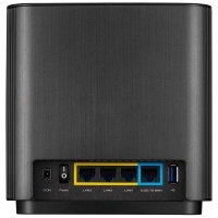Роутер ASUS XT8 (B-1-PK)/802.11b/g/n/ac/ax, до 574 + 4804Мбит/c, 2,4 + 5 гГц, черный ; 90IG0590-MO3G50 (XT8 (B-1-PK))