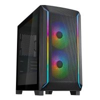 Корпус mATX SILVERSTONE Fara , Mini-Tower, без БП, черный [g41fa312zbg0020] 
