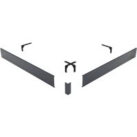 Экран для поддона RGW ST N/ST-01 G 90х90, графит