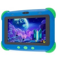 Планшет 7'' Digma 1158521 MT8321/2GB/32GB/IPS 1024x600/3G/And9.0/BT/2Mpix/0.3Mpix/2800mAh/синий CITI Kids CS7216MG