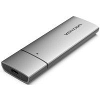Внешний корпус Vention для SSD Vention USB 3.1 Gen 2-C M.2 NGFF (B-Key/B&M Key) Серый KPFH0