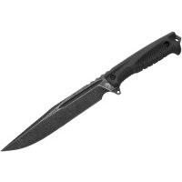 Нож Атлант-3 Black, сталь AUS8, рукоять эластомер 