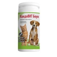 Candioli КандиВИТ Боун Кормовая добавка для поддержания функций опорно-двигательного аппарата у собак и кошек, 50 таблеток 