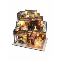 Румбокс Hobby Day / Diy House "Дом в английском стиле", M2132 Интерьерный конструктор Румбокс Дом в английском стиле