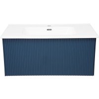 Тумба с раковиной La Fenice Terra 80 синяя 
