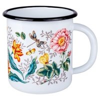 Кружка Actuel эмалированная Les Fleurs, 1 л 