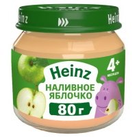 Пюре Heinz Сочное яблочко с 4 месяцев, 80 г 