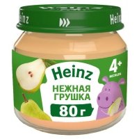 Пюре Heinz Спелая грушка с 4 месяцев, 80 г 