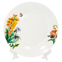 Тарелка МФК десертная Луговые цветы, 19 см 
