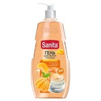 Средство для мытья посуды Sanita мандарин и белый чай, 900 г 23051