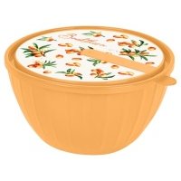 Салатник Sugar&Spice Vanilla с крышкой Облепиха, 1,7 л 