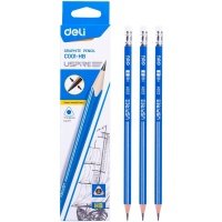 Карандаш Deli EC001-HB-1 Uspire HB