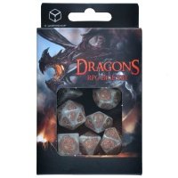 Набор кубиков для настольных ролевых игр Q-Workshop Dragons Dice Set: Quartz