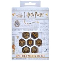 Набор кубиков для настольных ролевых игр Q-Workshop Harry Potter - Gryffindor Modern Dice Set Red 