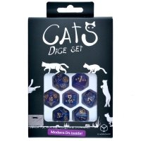 Набор кубиков для игр Q-Workshop CATS Modern Dice Set: