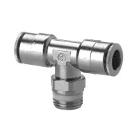 Цанговый тройник поворотный Camozzi S6430 8-1/4 