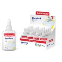 Клей ПВА ErichKrause Standard, 60 мл