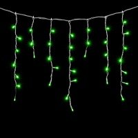 Гирлянда Бахрома 3,1 x 0,5 м Зеленая 220В, 150 LED, Провод Прозрачный ПВХ, IP54 PIL150-10-2G