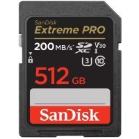 Карта памяти SDXC 512GB SanDisk Extreme Pro SD UHS I 200/40MB/s SDSDXXD-512G-GN4IN