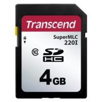 Карта памяти SDHC 4GB Transcend SuperMLC SDC220I TS4GSDC220I