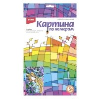 Картина по номерам для малышей LORI Аниме картон, 21х30 см НИ-294297
