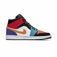 Кроссовки Air Jordan 1 Mid Multi-Color, разноцветный 