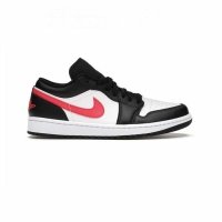 Кроссовки Wmns Air Jordan 1 Low Siren Red, черный