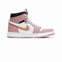 Кроссовки Wmns Air Jordan 1 High Zoom Pink Glaze, розовый 1 High Zoom Pink Glaze