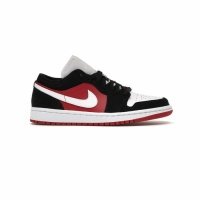 Кроссовки Wmns Air Jordan 1 Low Gym Red Black, красный