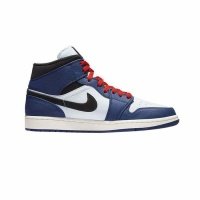 Кроссовки Air Jordan 1 Retro Mid SE Deep Royal Blue, синий 1 Retro Mid SE Deep Royal Blue