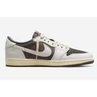Кроссовки Travis Scott x Air Jordan 1 Low OG Reverse Mocha, коричневый Travis Scott\A.J.Reverse Mocha