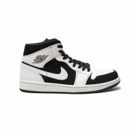 Кроссовки Air Jordan 1 Retro Mid Tuxedo, черный