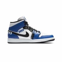 Кроссовки Wmns Air Jordan 1 Mid Sisterhood, синий