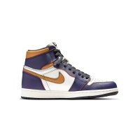 Кроссовки Air Jordan 1 Retro High SB LA To Chicago, фиолетовый 