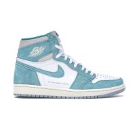 Кроссовки Air Jordan 1 Retro High OG Turbo Green, зеленый 1 High OG 'Flight Nostalgia' Turbo Green (2019)