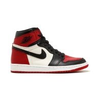 Кроссовки Air Jordan 1 Retro High OG Bred Toe, красный 1 High Bred Toe (2018)