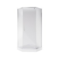 Душевой уголок Niagara Eco 90х90х195 стекло прозрачное, профиль хром NG-009-14D