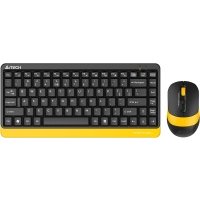 Комплект клавиатура+мышь A4Tech Fstyler FG1110 черный/черный (fg1110 bumblebee) FG1110 BUMBLEBEE