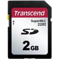 Карта памяти SDHC 2GB Transcend 220I, SLC mode MLC TS2GSDC220I