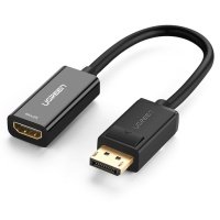 Конвертер UGREEN 40363_ DisplayPort to HDMI, 4K*2K, цвет: черный MM137