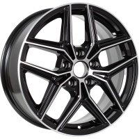 Колесный диск КиК Юнион 7x17/5x114.3 D60.1 ET39 Almaz_black