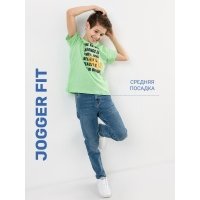 Прямые джинсы голубого цвета для мальчиков 2022-DTB301