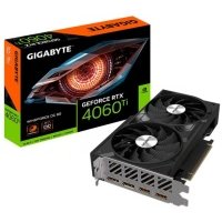 Видеокарта PCI-E GIGABYTE 8GB GDDR6 128bit 5nm 2310/18000MHz 2*HDMI/2*DP GeForce RTX 4060 Ti WINDFORCE OC (GV-N406TWF2OC-8GD)