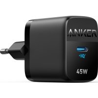 Сетевое зарядное устройство Anker 313 USB-C, 45 Вт черный