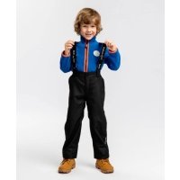 Брюки с флисовой подкладкой черные Button Blue (110) 